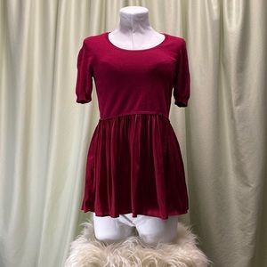 Torrid 00 Burgundy Sweater